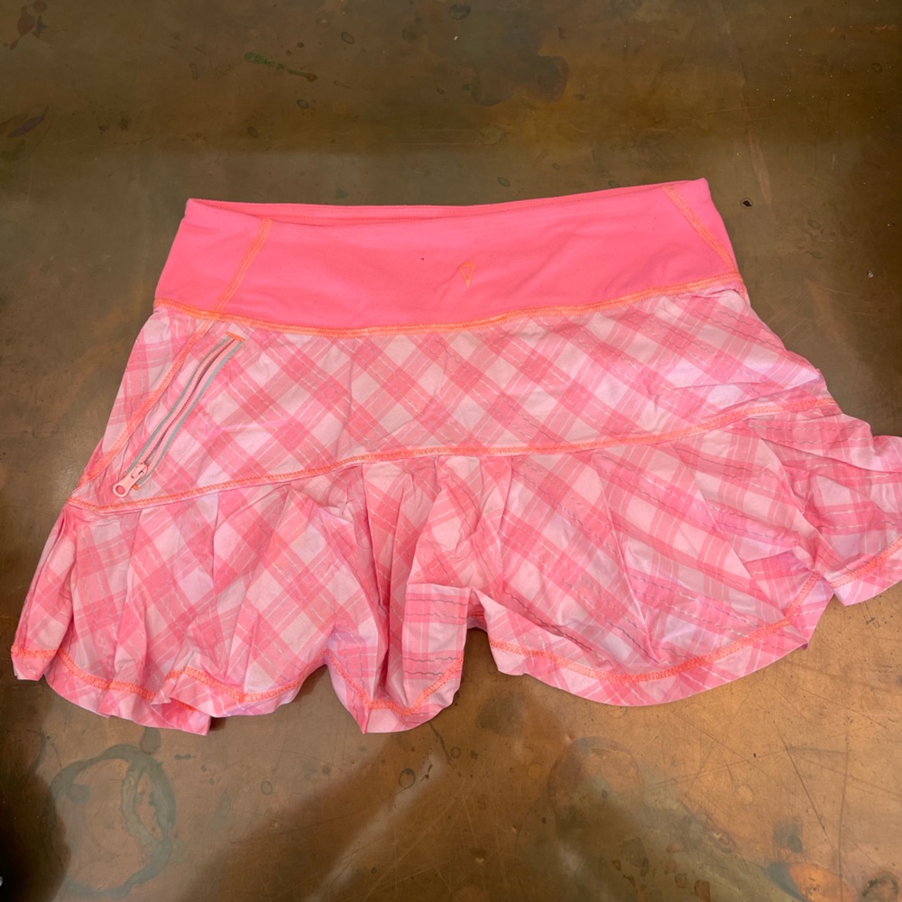 Ivivia ruffle pink skirt